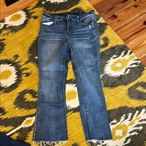 Kaari Blue Straight Leg Blue Jeans Classic Style